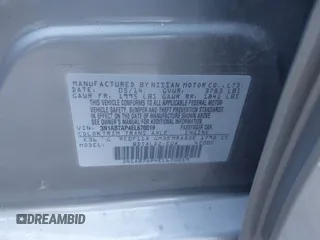 2014 Nissan Sentra S with VIN 3N1AB7AP4EL670019, listed as a IAAI auction lot 40516510 with Not Provided miles and . Bid and sale history available at DreamBid. Image 9.