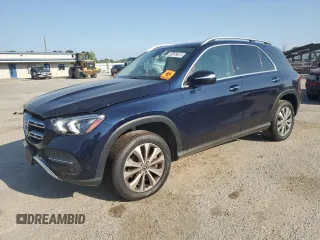 2020 Mercedes-Benz GLE 350 z VIN 4JGFB4KB4LA054812, wystawiony jako Copart lot #52079615 z przebiegiem 51 811 mil mil oraz Szkoda całkowita • Salvage title. Historia ofert i sprzedaży dostępna na DreamBid. Obrazek 1.