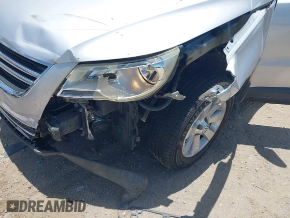 2010 Volkswagen Tiguan S with VIN WVGAV7AX5AW002380, listed as a IAAI auction lot 42604662 with 124,841 mi miles and . Bid and sale history available at DreamBid. Image 6.