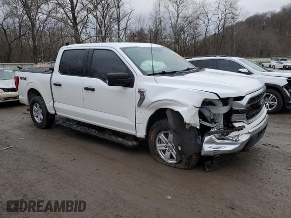 2021 Ford F-150 XL with VIN 1FTFW1E87MFC08425, listed as a Copart auction lot 44232995 with 67,583 mi miles and Salvage Title. Bid and sale history available at carsss.com. Image 4.