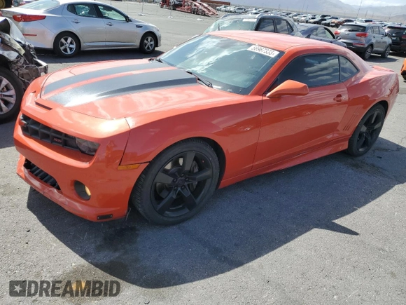 2010 Chevrolet Camaro 2SS with VIN 2G1FT1EW0A9121096, listed as a Copart auction lot 56967335 with 107,740 mi miles and Salvage title. Bid and sale history available at DreamBid. Image 1.
