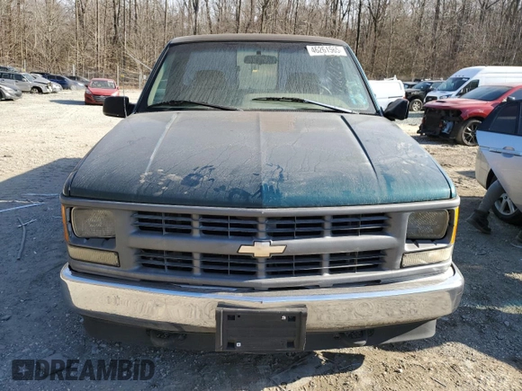 1996 Chevrolet Silverado 1500 with VIN 1GCEC14WXTZ124164, listed as a Copart auction lot 46261565 with 157,141 mi miles and Salvage Title. Bid and sale history available at DreamBid. Image 5.