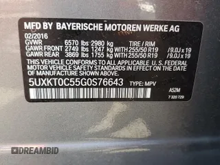 2016 BMW X5 xDrive40e z VIN 5UXKT0C55G0S76643, wystawiony jako Copart lot #53684715 z przebiegiem 101 063 mil mil oraz Czysty tytuł • Clean title. Historia ofert i sprzedaży dostępna na DreamBid. Obrazek 13.