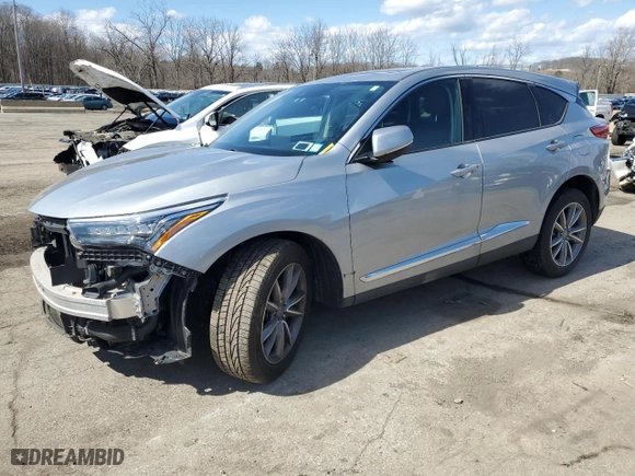 2019 Acura RDX w/Technology Pkg with VIN 5J8TC2H5XKL009453, listed as a Copart auction lot 50407725 with 50,702 mi miles and Salvage Title. Bid and sale history available at carsss.com. Image 1.
