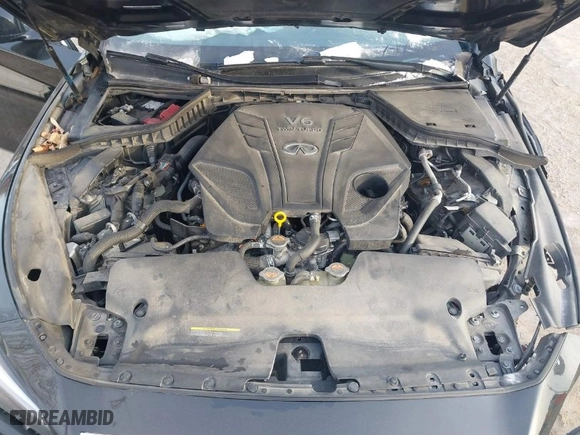 2020 Infiniti Q50 3.0t SPORT with VIN JN1EV7AR4LM253593, listed as a IAAI auction lot 41190263 with 113,088 mi miles. Bid and sale history available at carsss.com. Image 10.