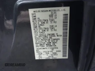 2005 Nissan Pathfinder SE with VIN 5N1AR18W45C726096, listed as a IAAI auction lot 41265086 with 209,183 mi miles and . Bid and sale history available at DreamBid. Image 9.