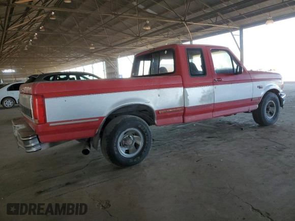1992 Ford F-150 with VIN 1FTEX15NXNKA27455, listed as a Copart auction lot 86942424 with 258,693 mi miles and Clean Title. Bid and sale history available at carsss.com. Image 3.