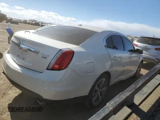 2009 Lincoln MKS with VIN 1LNHM94R59G611484, listed as a Copart auction lot 43998775 with 118,706 mi miles and Salvage Title. Bid and sale history available at DreamBid. Image 3.