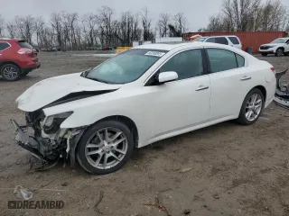 2009 Nissan Maxima 3.5 S with VIN 1N4AA51EX9C826770, listed as a Copart auction lot 50288265 with 151,972 mi miles and Salvage Title. Bid and sale history available at carsss.com. Image 1.