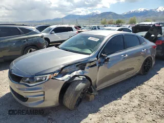 2016 Kia Optima LX z VIN 5XXGT4L36GG106707, wystawiony jako Copart lot #54915905 z przebiegiem 91 772 mil mil oraz Szkoda całkowita • Salvage title. Historia ofert i sprzedaży dostępna na DreamBid. Obrazek 1.