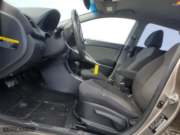 2014 Hyundai Accent GS with VIN KMHCT5AE6EU150119, listed as a Copart auction lot 47365495 with 0 mi miles and Salvage Title. Bid and sale history available at carsss.com. Image 7.