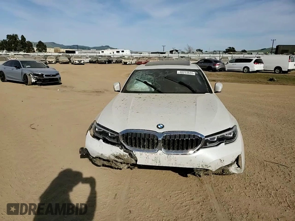 2020 BMW 3 Series 330i with VIN WBA5R1C05LFJ05290, listed as a Copart auction lot 48253655 with Not Provided miles and Salvage Title. Bid and sale history available at DreamBid. Image 11.