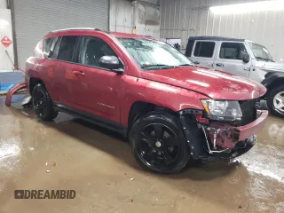 2016 Jeep Compass Sport with VIN 1C4NJDBB6GD686282, listed as a Copart auction lot 48011795 with 128,085 mi miles and Salvage Title. Bid and sale history available at carsss.com. Image 4.