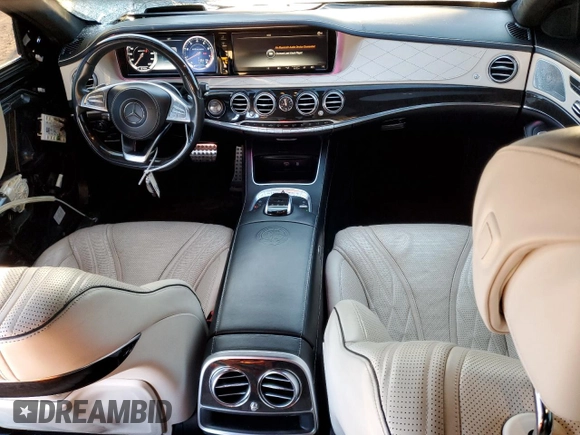2016 Mercedes-Benz S-Class AMG S 63 with VIN WDDUG7JB2GA212530, listed as a Copart auction lot 86179514 with 143,260 mi miles and Salvage Title. Bid and sale history available at carsss.com. Image 8.