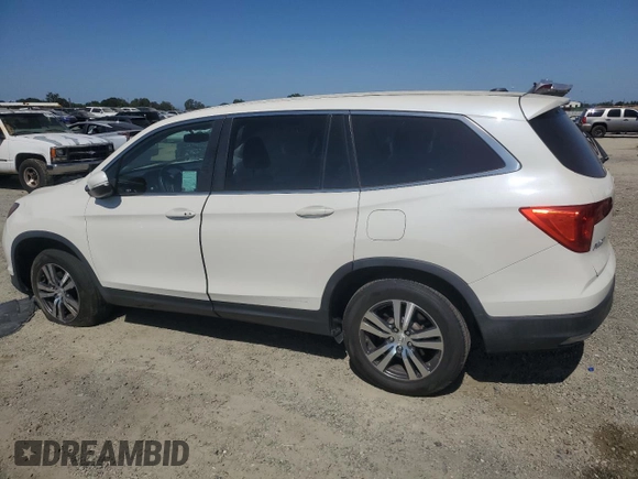 2018 Honda Pilot EX-L with VIN 5FNYF6H54JB013986, listed as a Copart auction lot 60743165 with 124,373 mi miles and Salvage title. Bid and sale history available at DreamBid. Image 2.