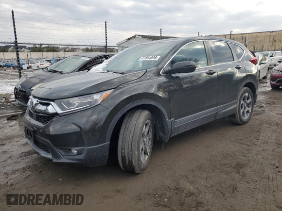 2019 Honda CR-V EX-L with VIN 7FARW2H80KE020088, listed as a Copart auction lot 42612335 with 38,384 mi miles and Salvage Title. Bid and sale history available at carsss.com. Image 1.