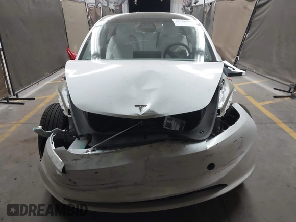 2024 Tesla Model 3 with VIN 5YJ3E1EA9RF836300, listed as a IAAI auction lot 41988009 with 9,989 mi miles. Bid and sale history available at carsss.com. Image 13.