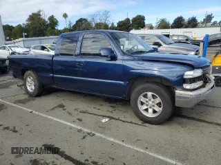 2001 Chevrolet Silverado 1500 LS with VIN 2GCEC19V211397296, listed as a Copart auction lot 44568445 with 344,705 mi miles and Salvage Title. Bid and sale history available at DreamBid. Image 4.