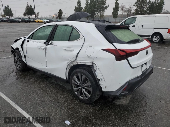 2023 Lexus UX 250h F Sport z VIN JTHB6JBH9P2153442, wystawiony jako Copart lot #43806805 z przebiegiem 36 751 mil mil oraz Szkoda całkowita • Salvage title. Historia ofert i sprzedaży dostępna na DreamBid. Obrazek 2.