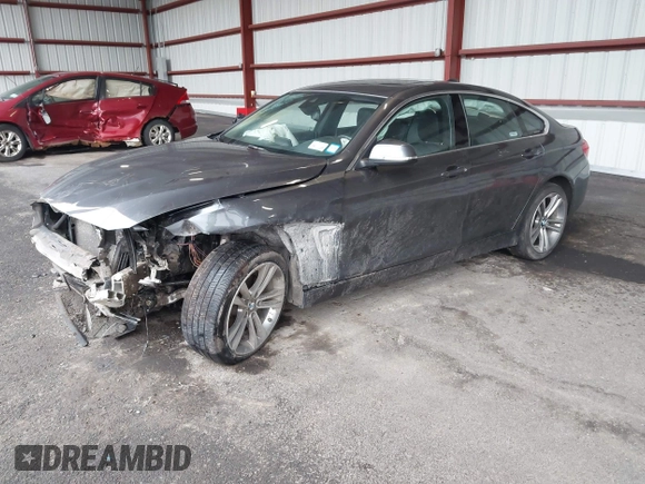 2018 BMW 4 Series 430i xDrive with VIN WBA4J3C57JBG95638, listed as a IAAI auction lot 41960833 with 108,504 mi miles and . Bid and sale history available at DreamBid. Image 17.