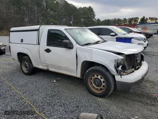 2012 Chevrolet Colorado Work Truck with VIN 1GCCSBFE3C8143424, listed as a Copart auction lot 89362185 with 0 mi miles and Salvage Title. Bid and sale history available at carsss.com. Image 4.