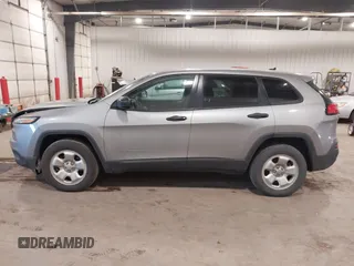2015 Jeep Cherokee Sport with VIN 1C4PJMAB8FW594202, listed as a IAAI auction lot 40920153 with 235,933 mi miles. Bid and sale history available at carsss.com. Image 14.