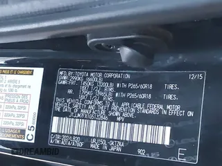 2016 Lexus GX 460 Luxury with VIN JTJJM7FX1G5132846, listed as a IAAI auction lot 41355747 with 125,543 mi miles and . Bid and sale history available at DreamBid. Image 9.