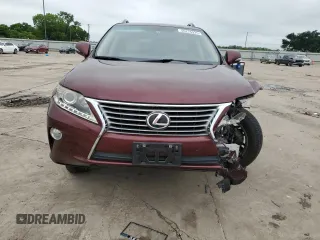 2014 Lexus RX 350 with VIN JTJZK1BA8E2418893, listed as a Copart auction lot 55275925 with 103,162 mi miles and Salvage Title. Bid and sale history available at DreamBid. Image 5.