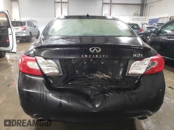 2012 Infiniti M37 with VIN JN1BY1AR7CM391149, listed as a Copart auction lot 83875044 with 0 mi miles and Non Repairable. Bid and sale history available at carsss.com. Image 6.