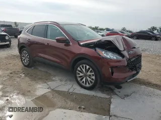 2021 Ford Escape Titanium with VIN 1FMCU9J91MUA79093, listed as a Copart auction lot 49645735 with 41,185 mi miles and Salvage Title. Bid and sale history available at carsss.com. Image 4.