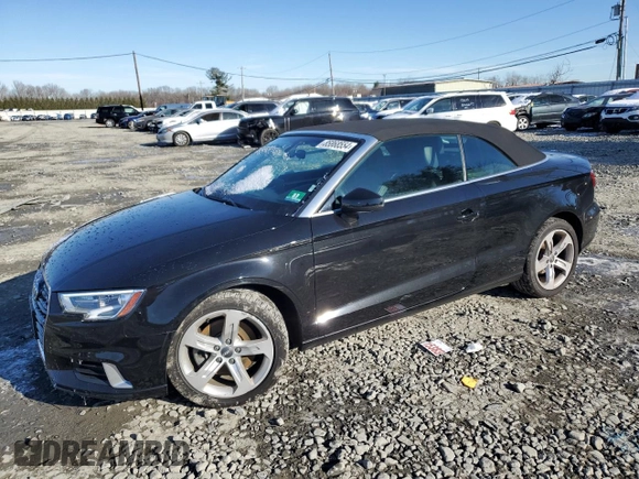 2018 Audi A3 2.0T Premium with VIN WAU78LFF1J1001204, listed as a Copart auction lot 85868554 with 52,297 mi miles and Salvage Title. Bid and sale history available at carsss.com. Image 1.
