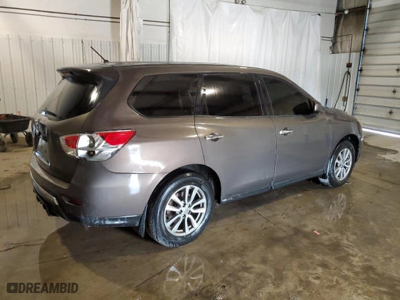 2015 Nissan Pathfinder S with VIN 5N1AR2MN1FC630902, listed as a Copart auction lot 72600904 with 180,228 mi miles and Clean Title. Bid and sale history available at carsss.com. Image 3.