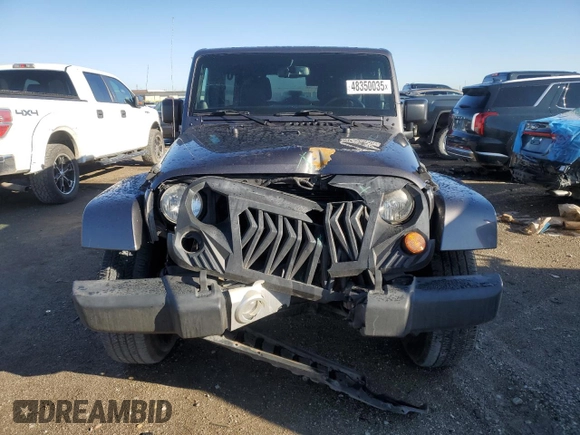 2014 Jeep Wrangler Unlimited Sahara with VIN 1C4HJWEG4EL283100, listed as a Copart auction lot 48350035 with 108,635 mi miles and Non repairable. Bid and sale history available at DreamBid. Image 5.
