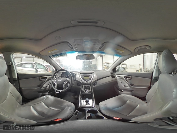 2012 Hyundai Elantra GLS with VIN KMHDH4AE7CU418513, listed as a Copart auction lot 45857715 with 146,298 mi miles and Salvage Title. Bid and sale history available at carsss.com. Image 15.