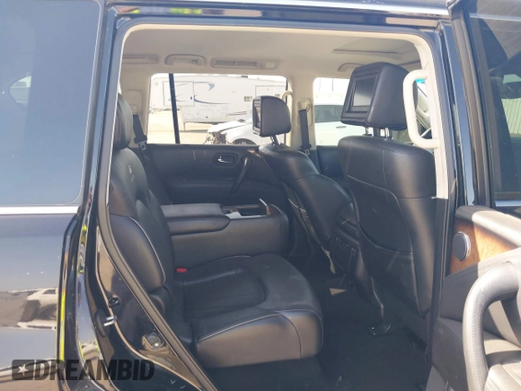 2014 Infiniti QX80 with VIN JN8AZ2NF2E9555610, listed as a IAAI auction lot 42765210 with 215,717 mi miles and . Bid and sale history available at DreamBid. Image 8.