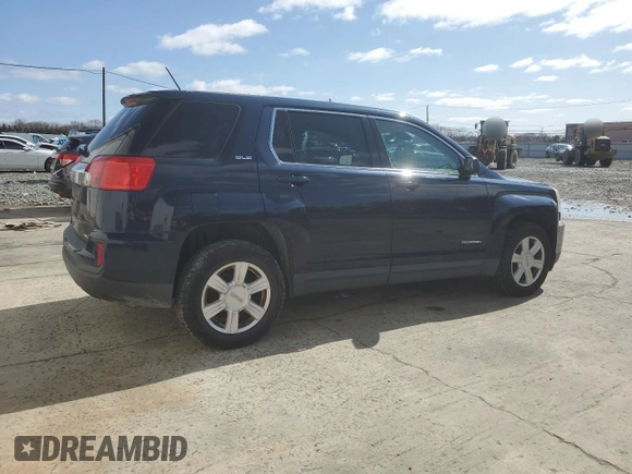 2016 GMC Terrain SLE with VIN 2GKFLSEK3G6321382, listed as a Copart auction lot 51226885 with 189,732 mi miles and Clean Title. Bid and sale history available at DreamBid. Image 3.