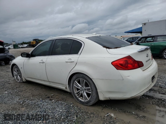 2015 Infiniti Q40 with VIN JN1CV6AP9FM502748, listed as a Copart auction lot 74823204 with 181,577 mi miles and Salvage Title. Bid and sale history available at carsss.com. Image 2.