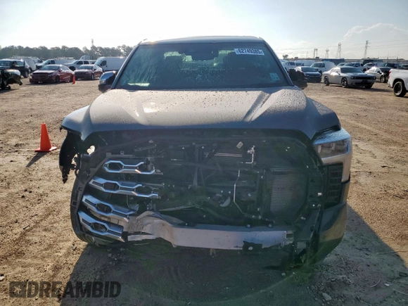 2024 Toyota Tundra 1794 Edition with VIN 5TFMC5DB7RX064784, listed as a Copart auction lot 62749385 with 17,587 mi miles and Salvage title. Bid and sale history available at DreamBid. Image 5.