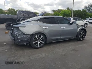 2021 Nissan Maxima SV with VIN 1N4AA6CV6MC509905, listed as a Copart auction lot 57339105 with 64,396 mi miles and Non repairable. Bid and sale history available at DreamBid. Image 3.