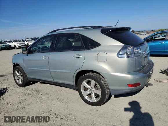 2005 Lexus RX 330 with VIN JTJHA31U850085810, listed as a Copart auction lot 70469794 with 130,186 mi miles and Salvage Title. Bid and sale history available at carsss.com. Image 2.