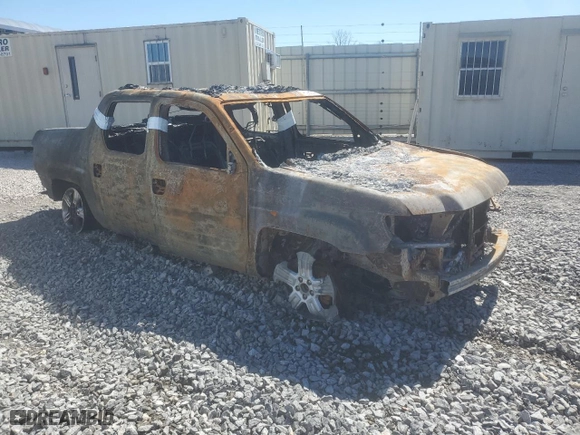 2014 Honda Ridgeline RTL with VIN 5FPYK1F51EB008503, listed as a Copart auction lot 48196025 with 0 mi miles and Non Repairable. Bid and sale history available at carsss.com. Image 4.