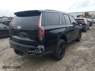 2024 Cadillac Escalade Sport Platinum with VIN 1GYS4GKT1RR126402, listed as a Copart auction lot 64474494 with 15,333 mi miles and Salvage Title. Bid and sale history available at carsss.com. Image 3.