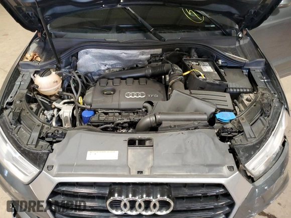 2016 Audi Q3 Premium Plus with VIN WA1EFCFS9GR001808, listed as a Copart auction lot 48001405 with 20,218 mi miles and Salvage Title. Bid and sale history available at carsss.com. Image 12.