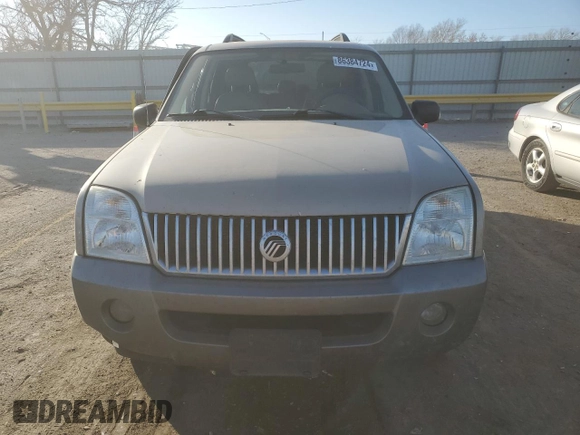 2005 Mercury Mountaineer Convenience z VIN 4M2ZU86K15UJ18569, wystawiony jako Copart lot #86384724 z przebiegiem 227 594 mil mil oraz Szkody całkowita. Historia ofert i sprzedaży dostępna na DreamBid. Obrazek 5.