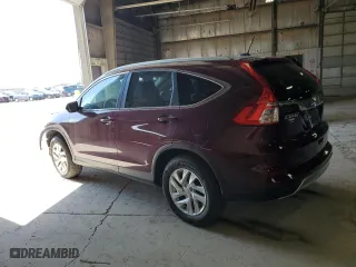 2016 Honda CR-V EX-L with VIN 5J6RM4H75GL042929, listed as a Copart auction lot 50541555 with 53,710 mi miles and Salvage Title. Bid and sale history available at carsss.com. Image 2.