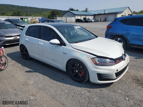 2015 Volkswagen Golf GTI Autobahn w/Performance Pkg with VIN 3VW547AUXFM080639, listed as a Copart auction lot 69960984 with 143,672 mi miles and Salvage Title. Bid and sale history available at carsss.com. Image 4.