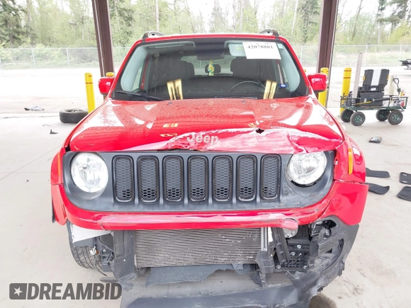 2017 Jeep Renegade Altitude with VIN ZACCJBBB9HPG47295, listed as a IAAI auction lot 42078881 with 49,824 mi miles and . Bid and sale history available at DreamBid. Image 13.