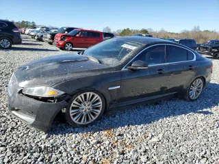 2012 Jaguar XF Portfolio with VIN SAJWA0HBXCLS52419, listed as a Copart auction lot 41492245 with 188,378 mi miles and Salvage Title. Bid and sale history available at carsss.com. Image 1.