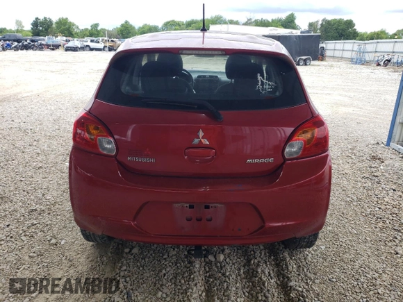 2015 Mitsubishi Mirage DE z VIN ML32A3HJ2FH039643, wystawiony jako Copart lot #58527745 z przebiegiem 109 518 mil mil oraz Szkoda całkowita • Salvage title. Historia ofert i sprzedaży dostępna na DreamBid. Obrazek 6.
