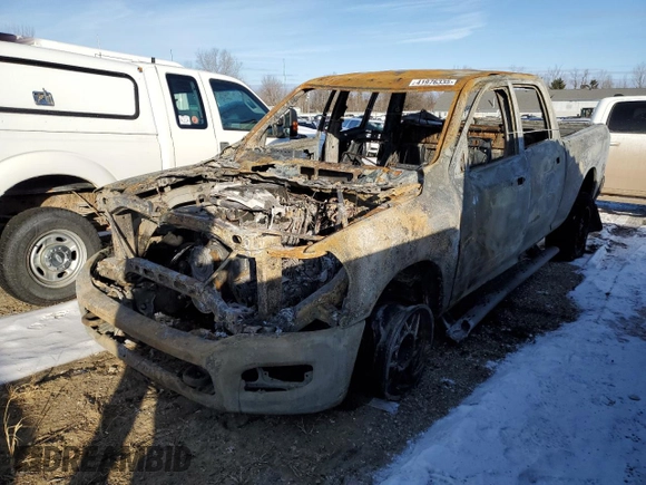 2019 Ram 2500 Tradesman with VIN 3C6UR5CL1KG628553, listed as a Copart auction lot 41976335 with 0 mi miles and Non Repairable. Bid and sale history available at carsss.com. Image 1.